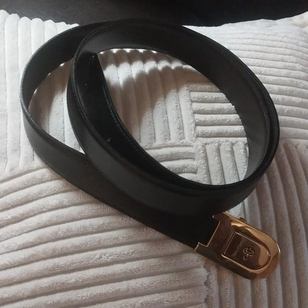Men Genuine Leather Belt Made in Italy Size 42